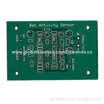 Double-sided PCB laminates for bat activity sensors